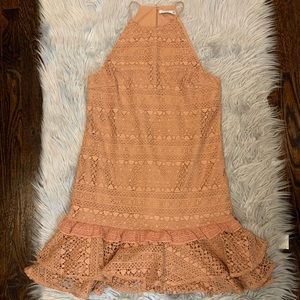 COOPER ST Women’s Lace Halter Shift Dress